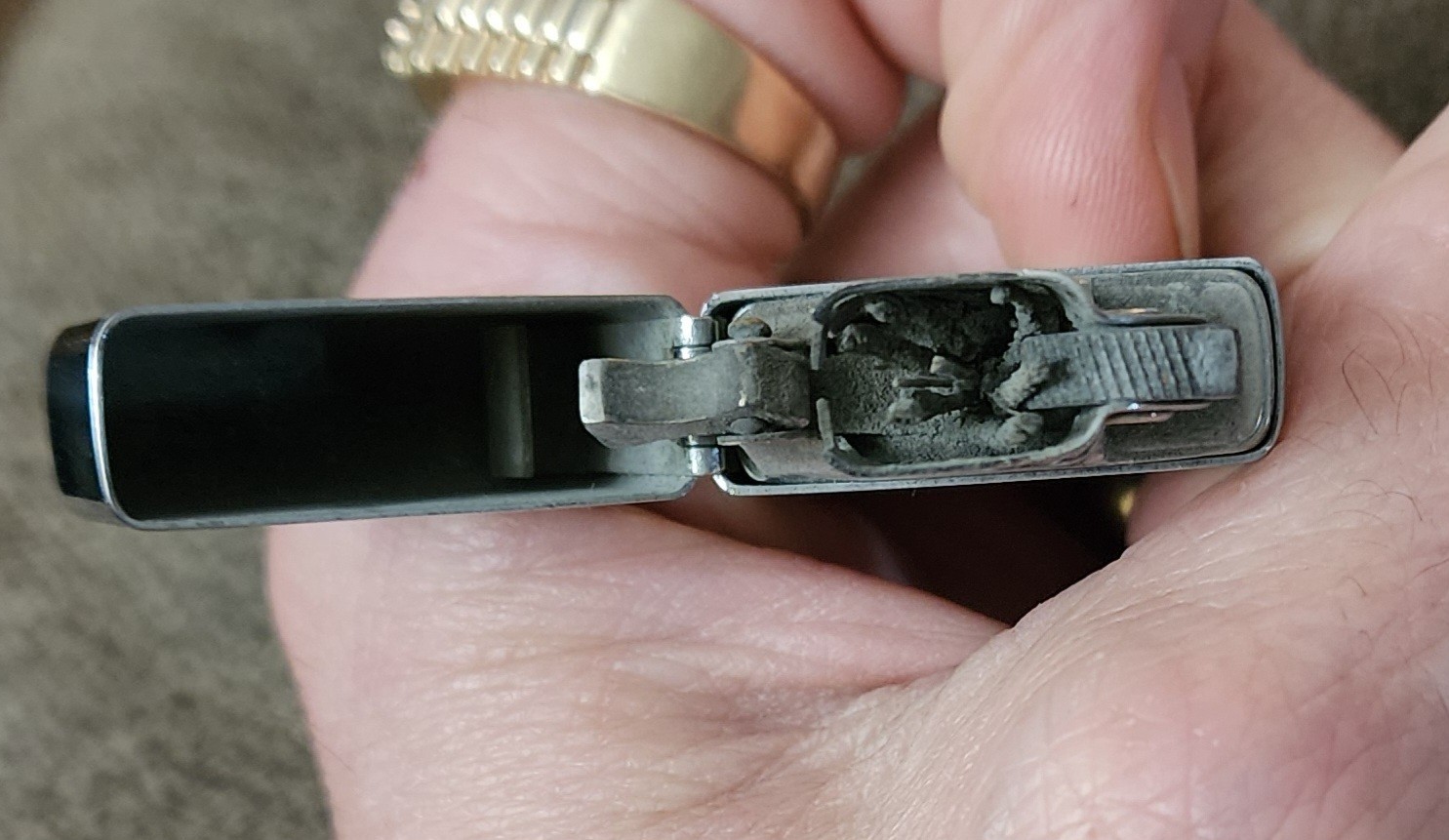 1958 Indianapolis 500 Zippo Slim Lighter