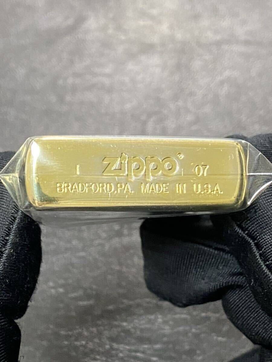Zippo Windy 4 Sided Gold Front Gold Engraving Rare Model Made in 2007 WINDY GOLD
