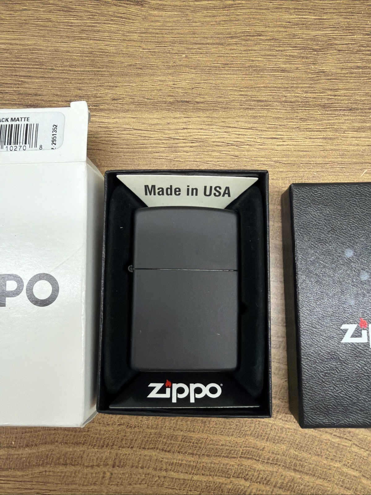 Zippo Classic Matte Black Lighter – 218-002801
