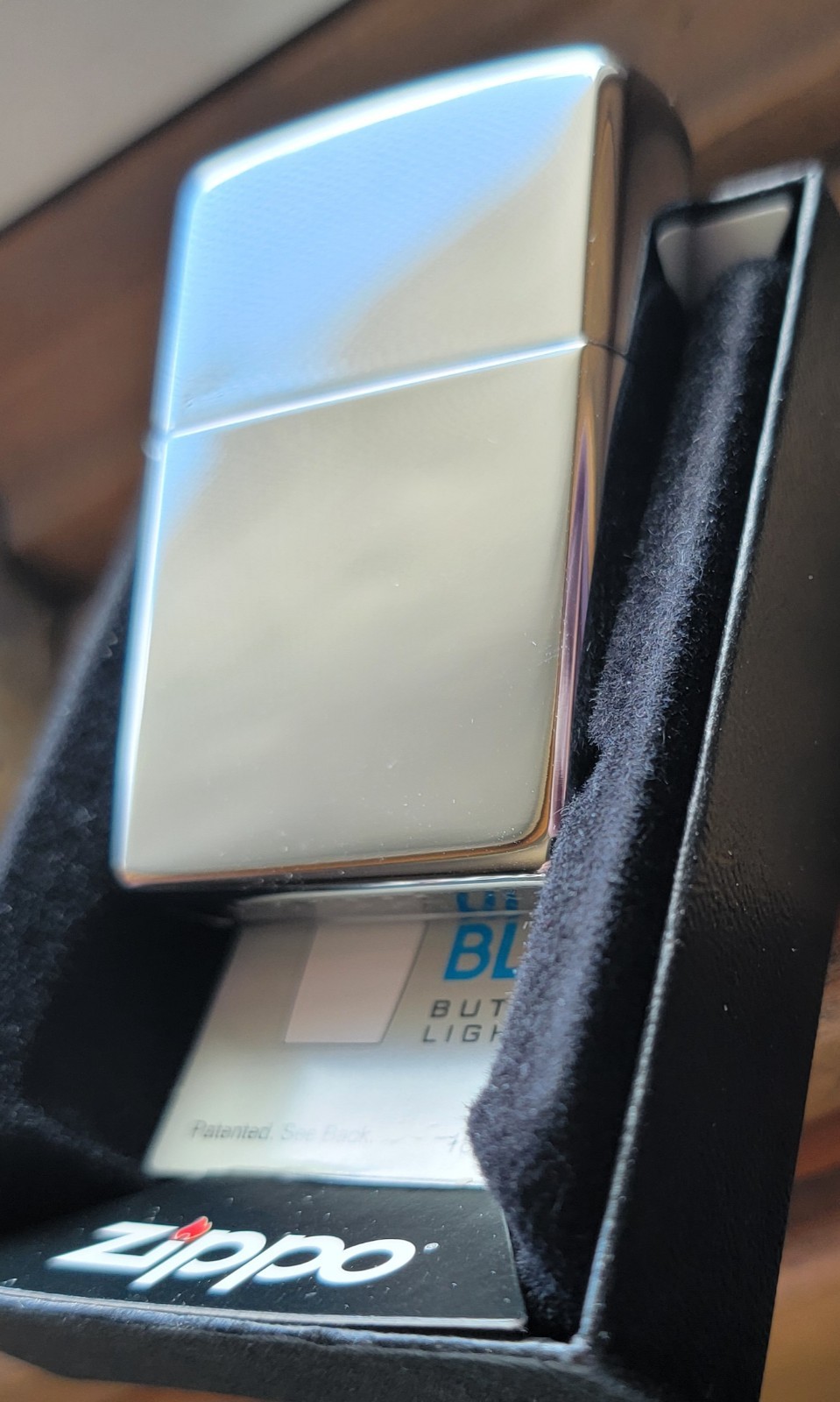 Zippo 250 High Polish Chrome New in Original zippo case sticker intact