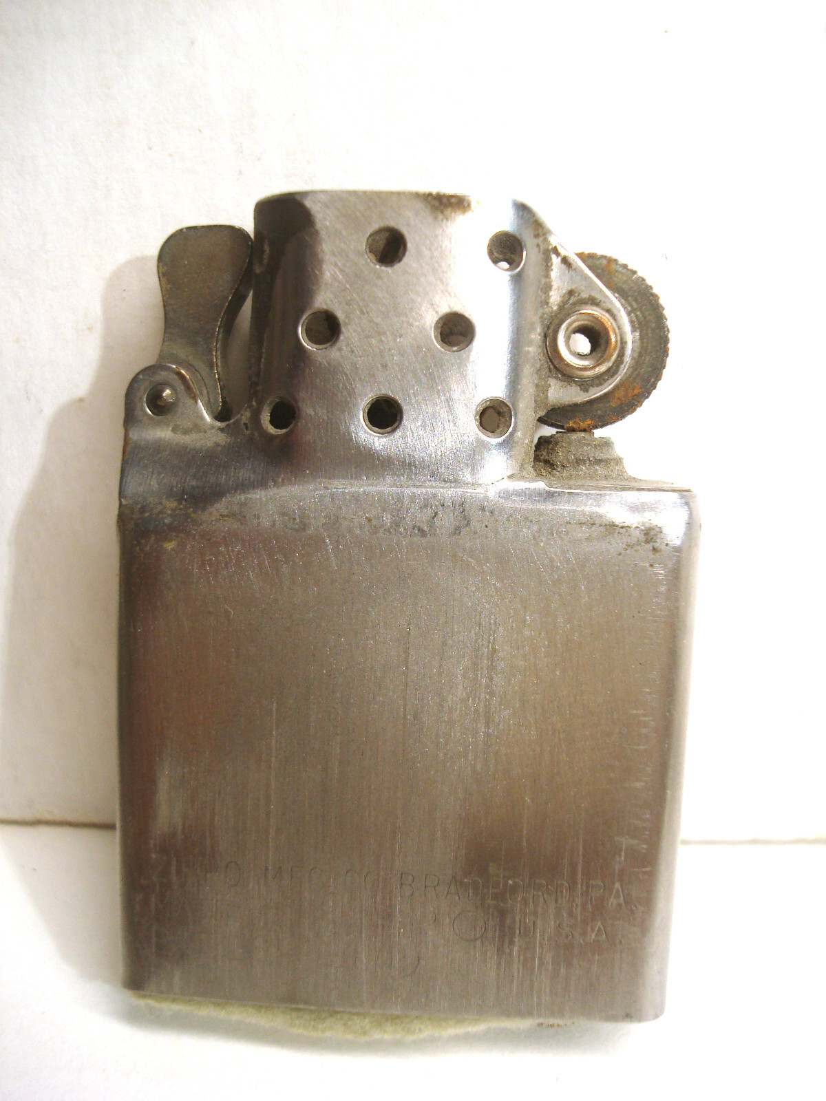 General Mills Mechanical Division Zippo Lighter Black Box Strato-Lab Rare 1950s