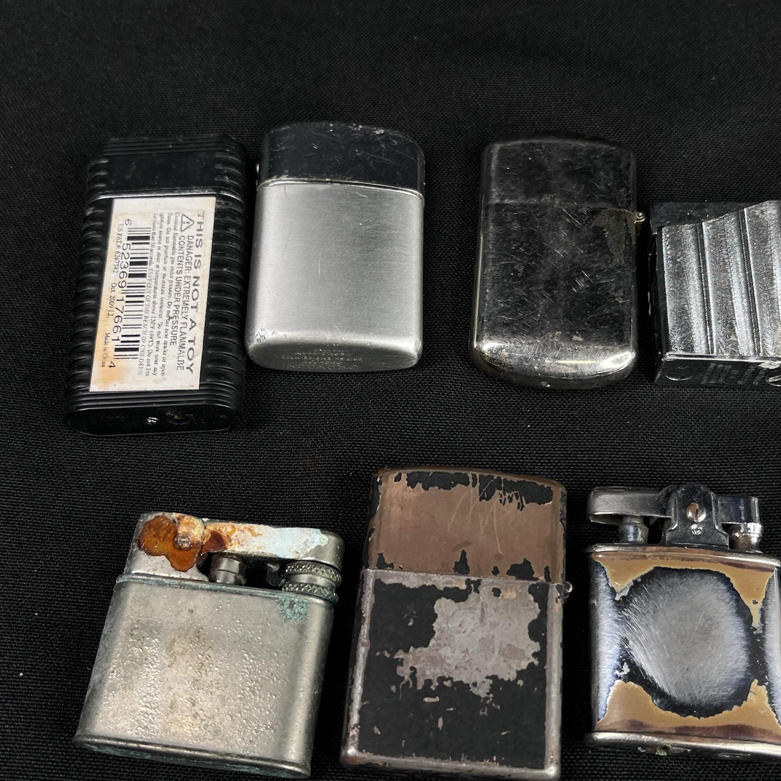 Lot Of 17 VINTAGE CIGARETTE LIGHTERS RONSON / ZIPPO General Tire Advertising