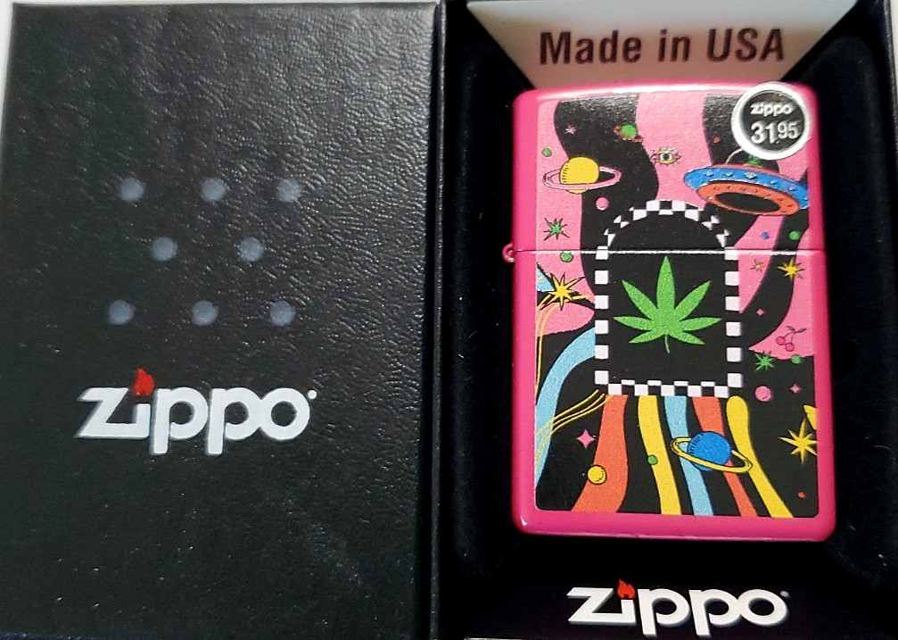 Zippo Lighter Cannabis Design 48928 #130N