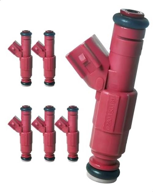 Fuel Injector Compatible with 1999-2005 Jeep Wrangler/Cherokee, Ford 6-Count