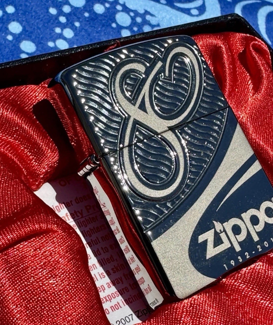 Zippo 80th Anniversary Armor January A First Release Lighter Sealed In Box Mint