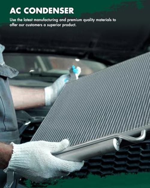Condenser Air Conditioning Compatible with Ford Mustang 2010 2011 2012 2013