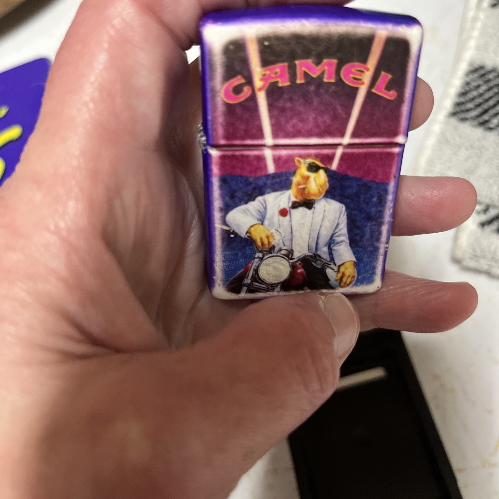 Collectable Zippo Lighter Joe Cool Plus Racing Tin