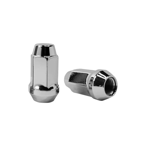 1/2-20 Chrome Wheel Lug Stud Nut Set Compatible with 2009-2019 Ford Edge