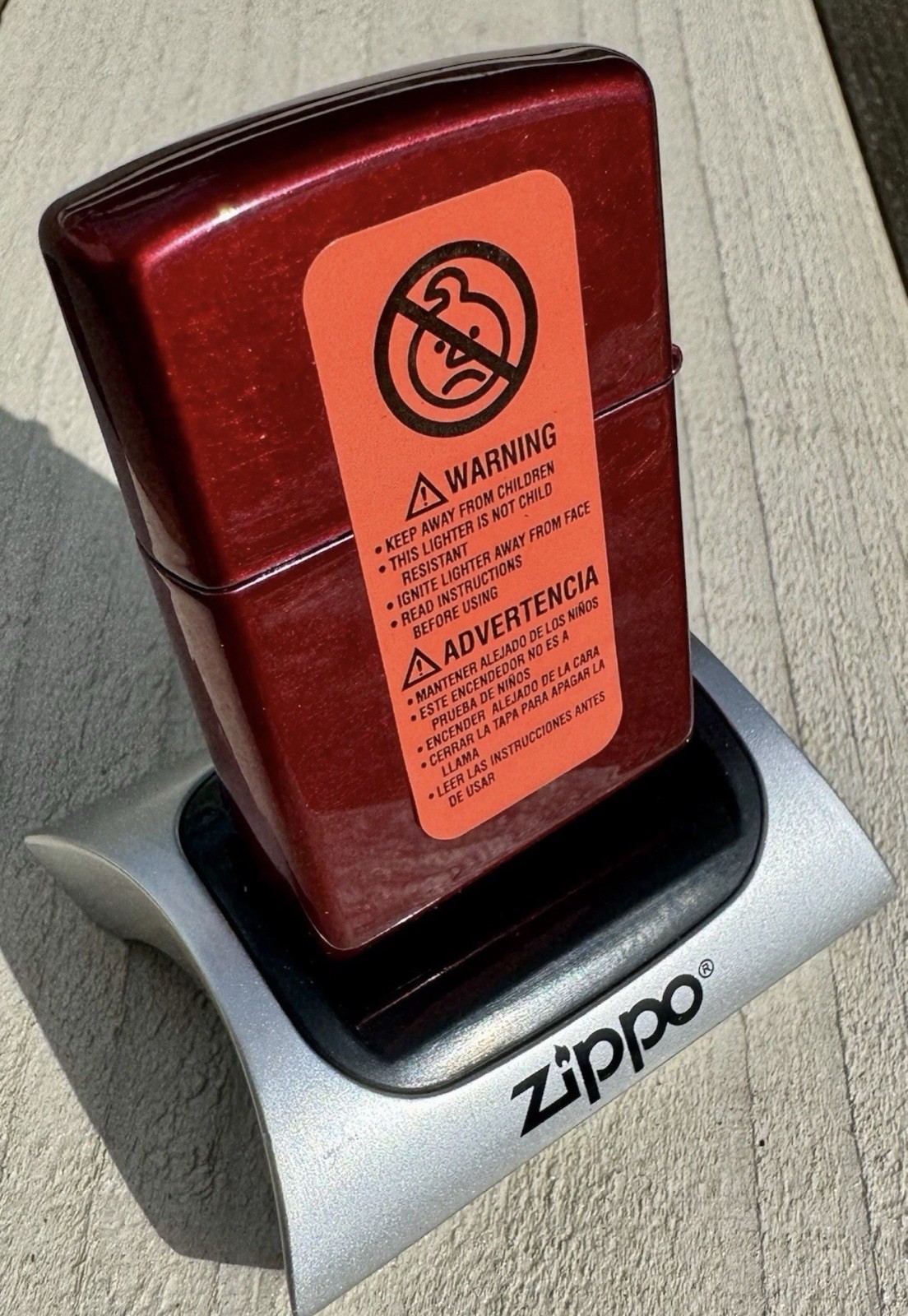 GHOST SET NEW Zippo Maxim Lighter’s Set J-05 Matching Red & Chrome GRAIL 1-OF-1