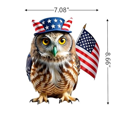 America Eagle Anniversary Sticker – 2 Pack Eagle Flag Patriotic Sticker for