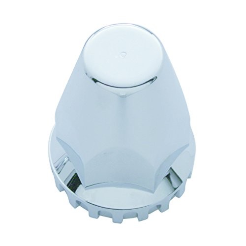 10064B Chrome Plastic 33MM Thread-On Nut Cover With Flange