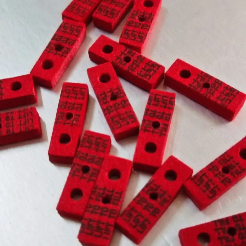 10pcs Red Felt Thick Cotton Bottom Pads for Zippo Zorro Lighter Seals Inner Kits