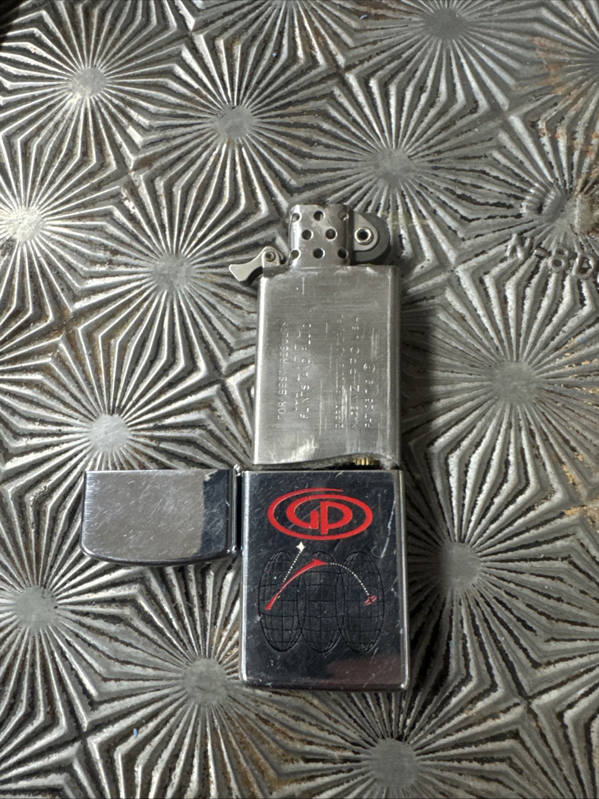 RARE Vintage 1963 General Precision Inc Zippo Lighter NASA Aerospace Librascope
