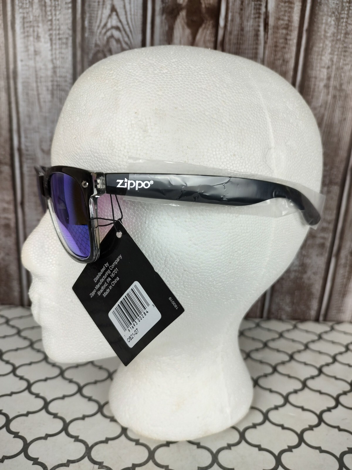 Zippo Angular Sunglasses OB21-07 New Multi Color Lens With Soft Storage Bag