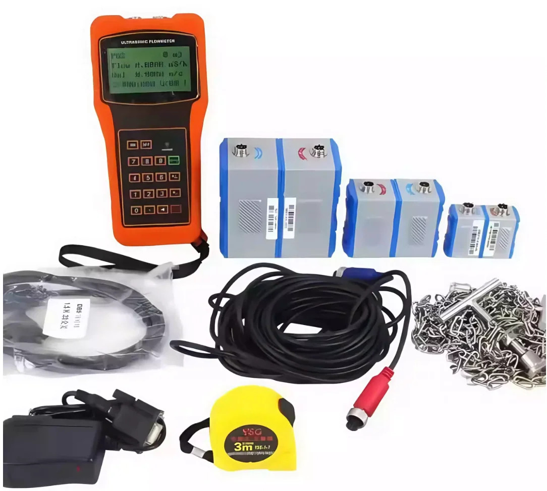 TUF-2000H Handheld Ultrasonic Flow Meter Clamp-On Portable DN25-DN6000