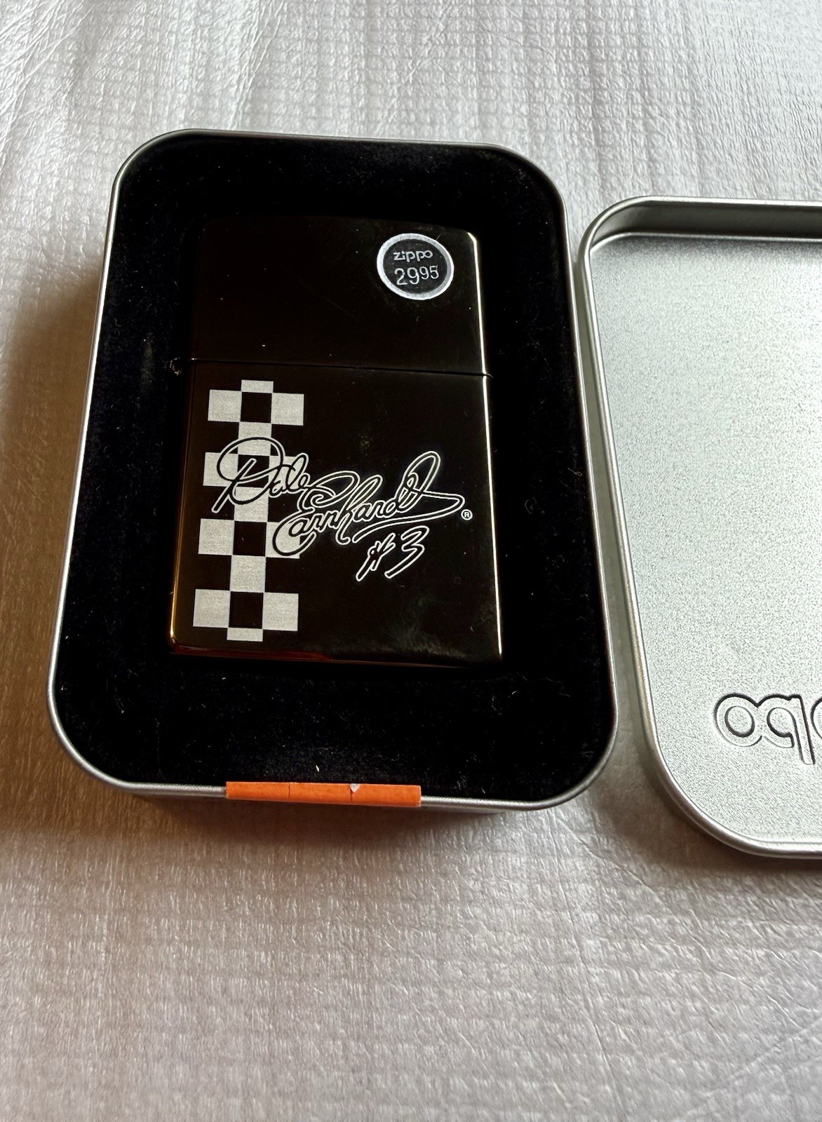 ZIPPO NASCAR DALE EARNHARDT #3 POLISHED CHROME LIGHTER SEALED IN BOX
