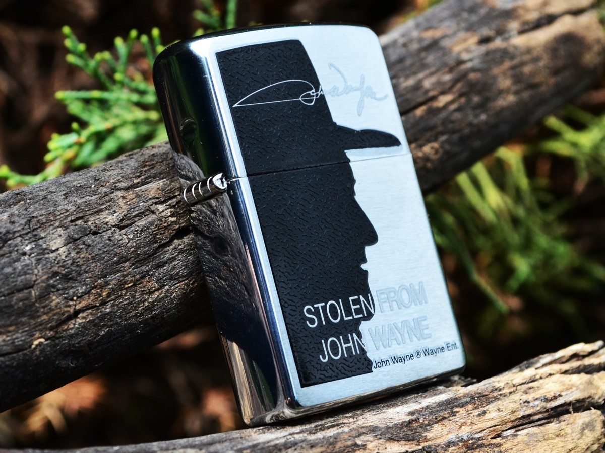Zippo Lighter & Pouch Set – Stolen From John Wayne – Limited Edition – # 24209