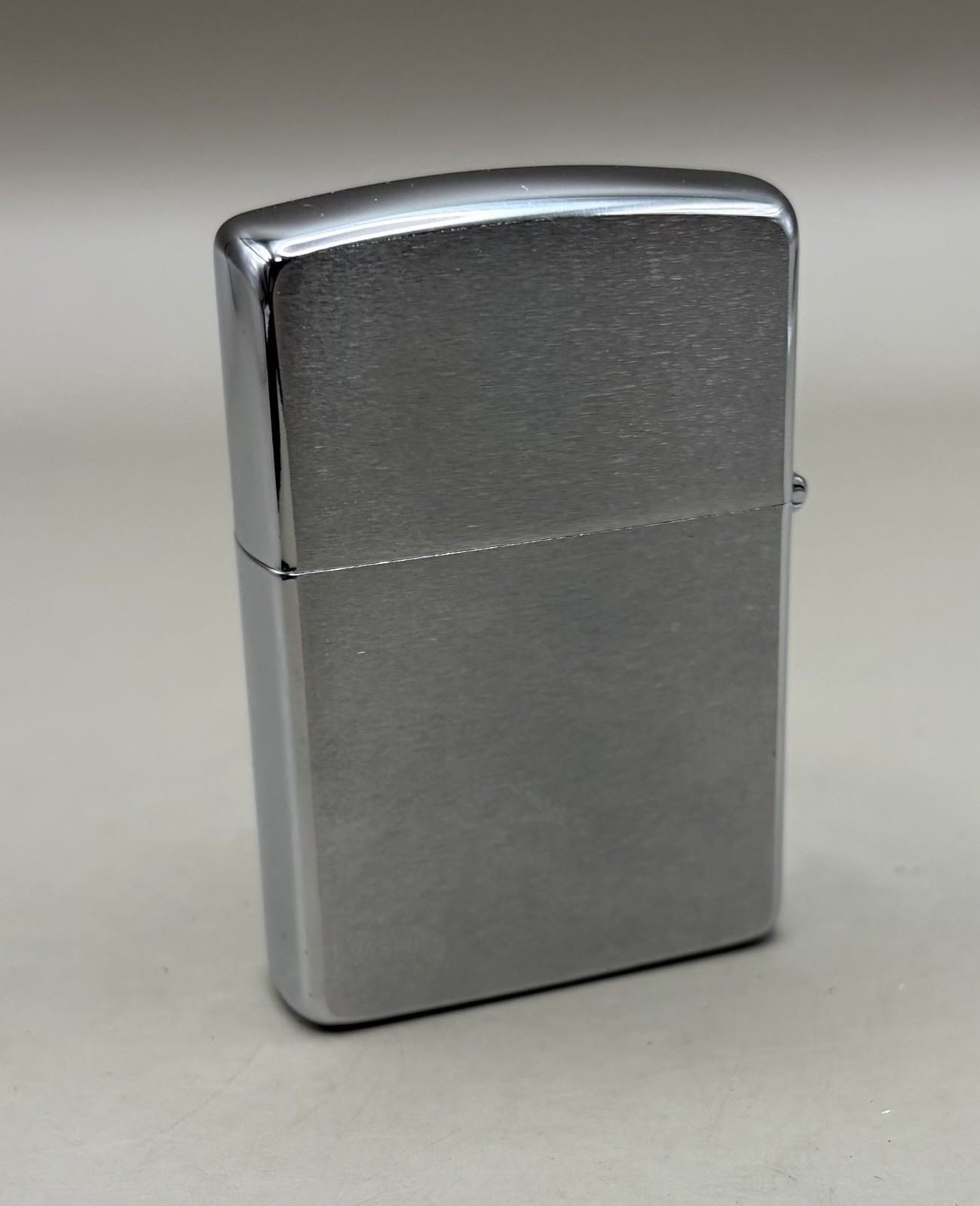 1991 Zippo NRA Unsmoked National Rifle Association Brushed Chrome Lighter & Box
