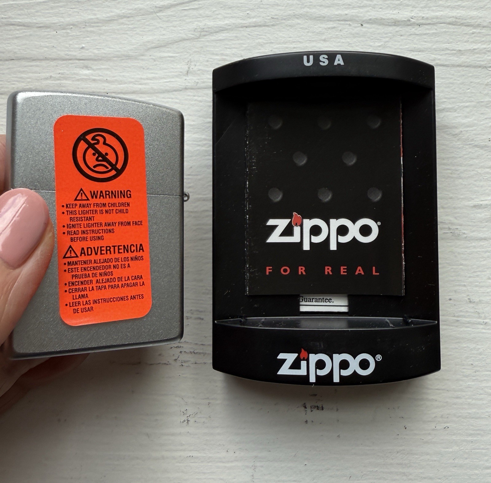 NEW* Zippo U.S. Embassy Rabat Morocco UNFIRED *NIP Made in USA