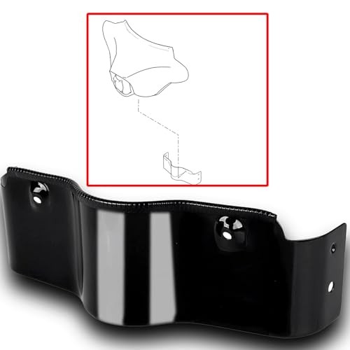 Batwing Outer Fairing Lower Trim Skirt for Harley Davidson Touring 1996 Black
