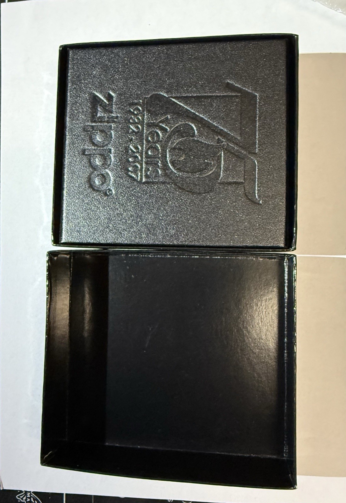 Zippo 75th Anniversary Lighter 1932-2007 NEW MIB A-07 Unfired Complete