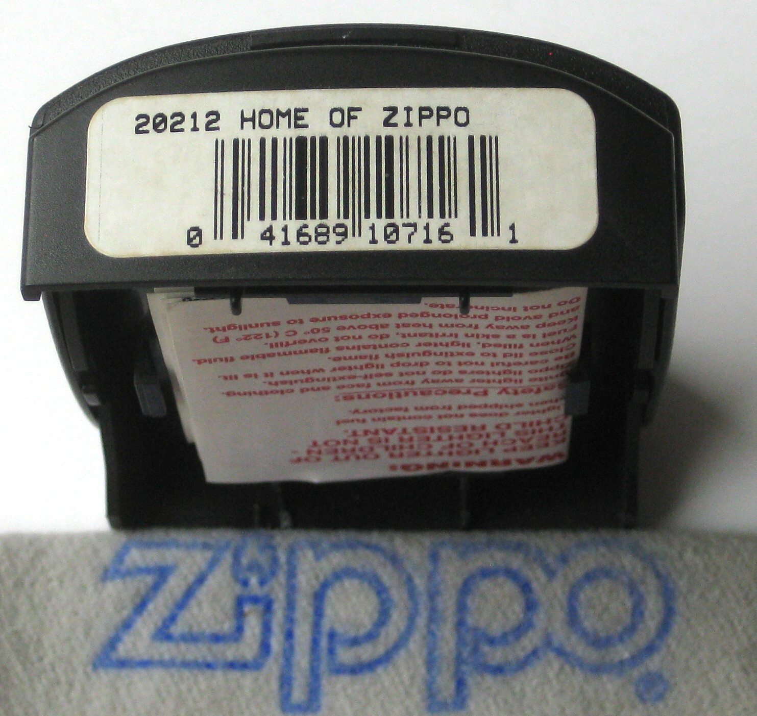 ZIPPO PREVIOUSLY COLLECTED Not Used ADVERTISING Lighter HOME OF WINDPROOF 2003