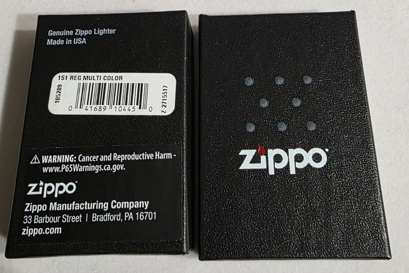 Zippo Lighter 151 Spectrum Brand New In Box
