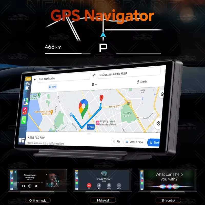 5K+1080P K8s Wireless Carplay & Android Auto 10.26 Inch Dash Cam Dual Lens GPS N