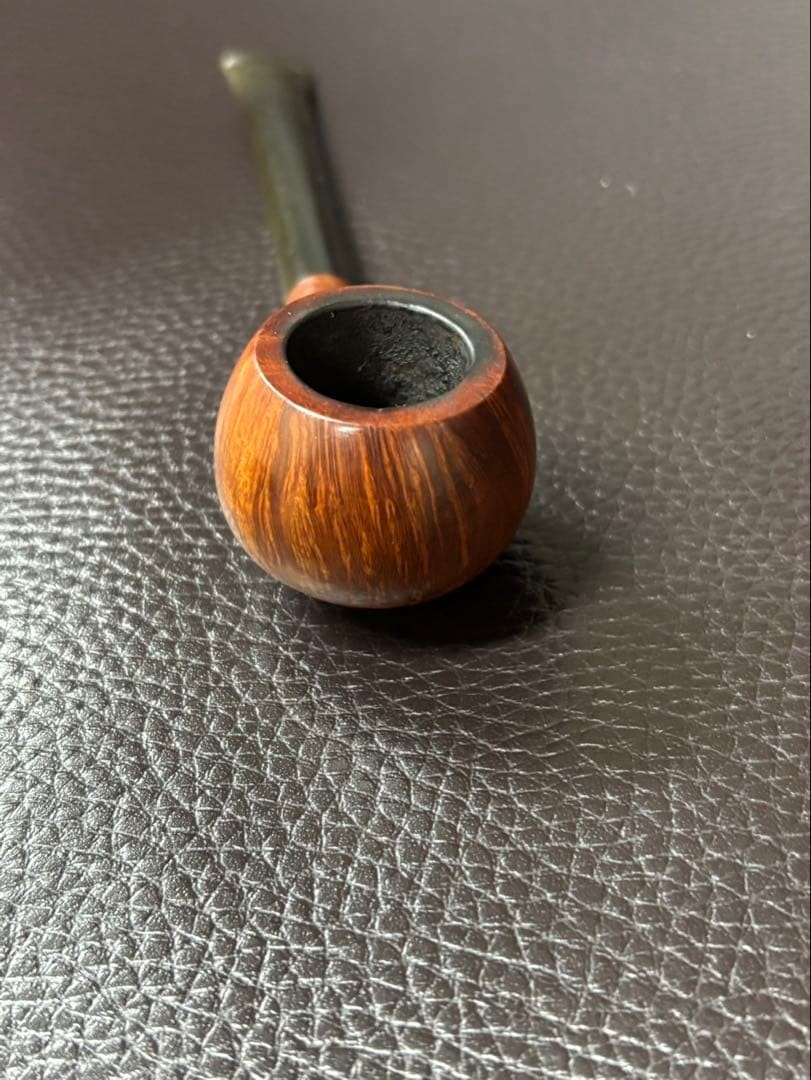 DUNHILL Wooden Pipe Set with Case 1975 Shape Code 317 Used