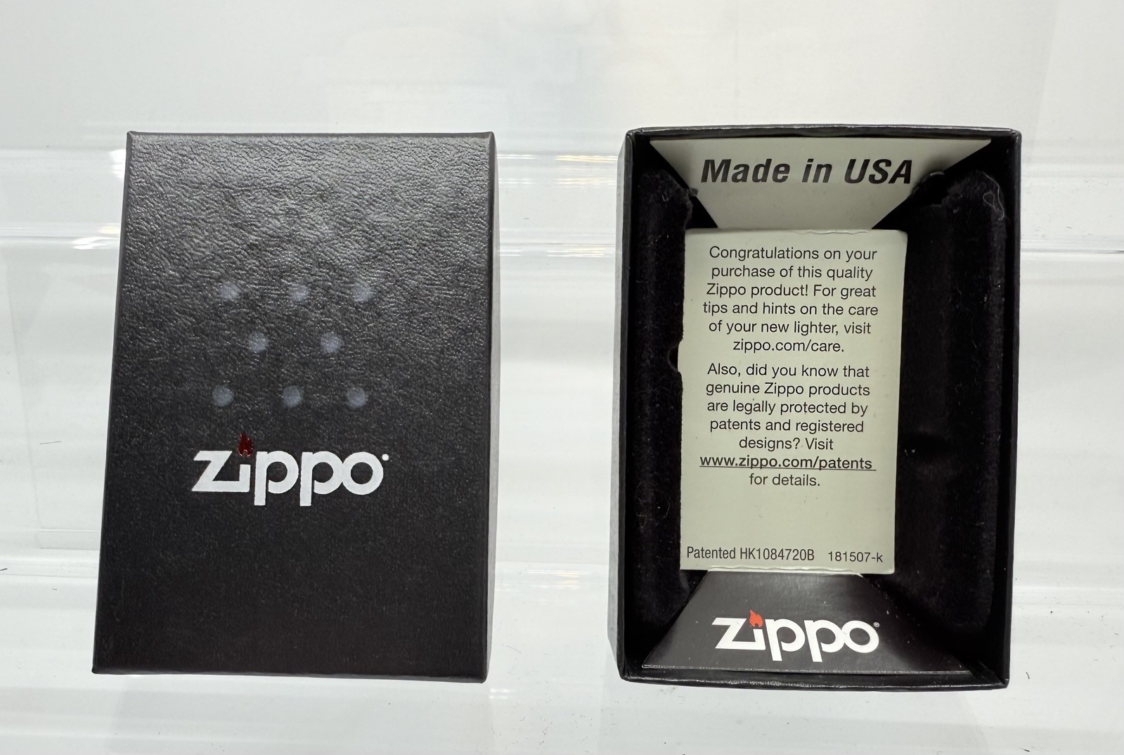 Genuine 2002 ZIPPO Lighter 49181 MERCURY GLASS TEXTURED FEEL BNIB