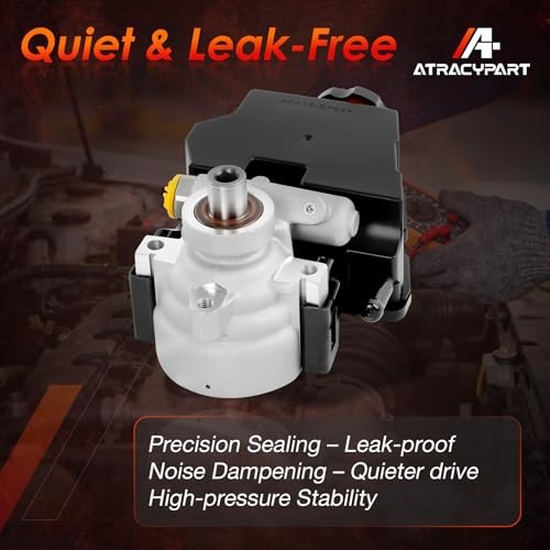 Power Steering Pump, with Reservoir, Compatible with 1998 1999 2000 2001 2002