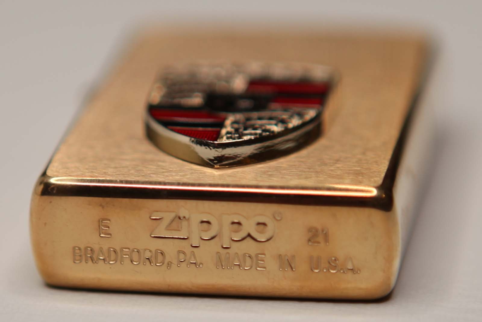 Classic Porsche OEM Zippo Butane Lighter Refillable NEW IN BOX C4