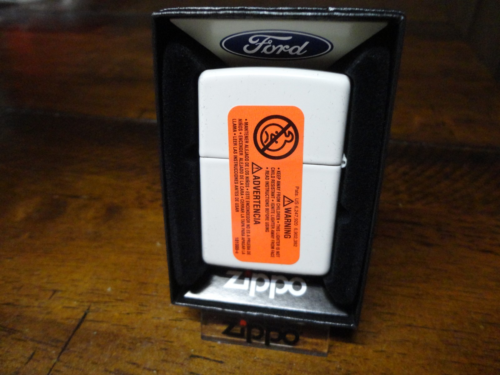 FORD MUSTANG MACH 1 BOSS 428 COBRA ZIPPO LIGHTER MINT IN BOX