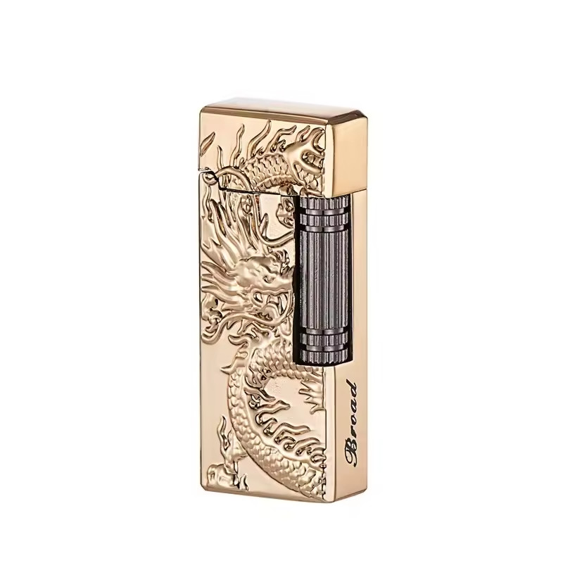 Enter The Dragon Broad Cigar Cigarette Pipe Soft Flame Lighter New $80 Mens Gift