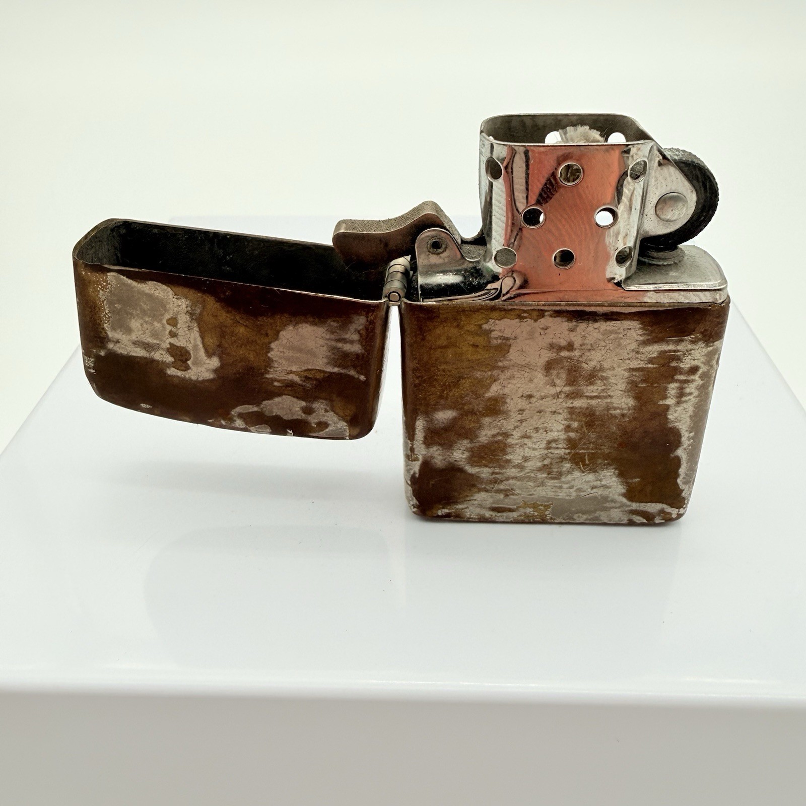 Vintage Zippo Lighter 1958 With Box Pat #251791
