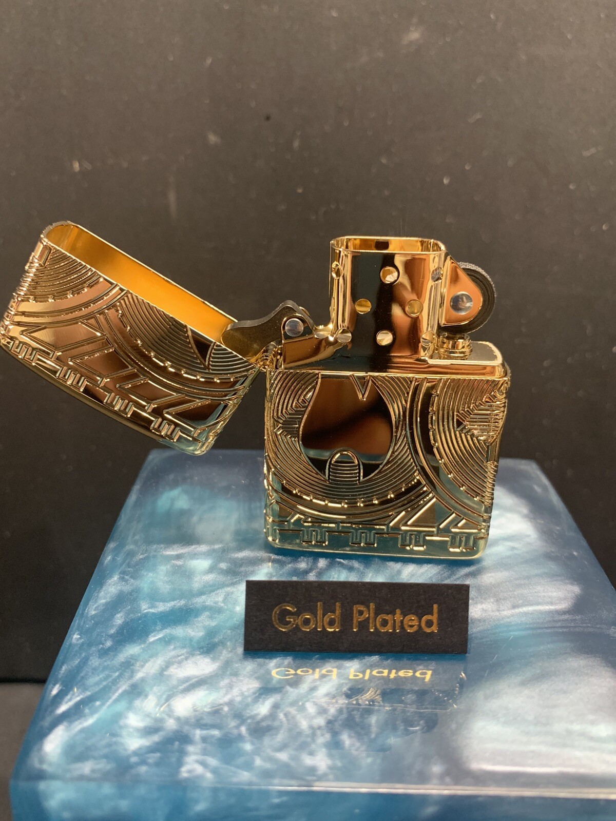 Zippo Armor Gold Plated Zippo Lighter New In Box
