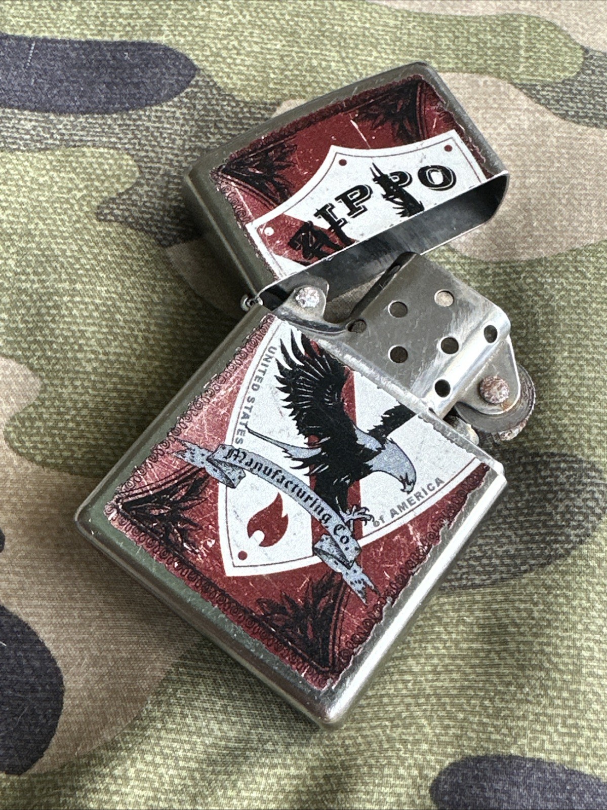 2016 Zippo Lighter – The Shield – United States of America Manufacturing Company