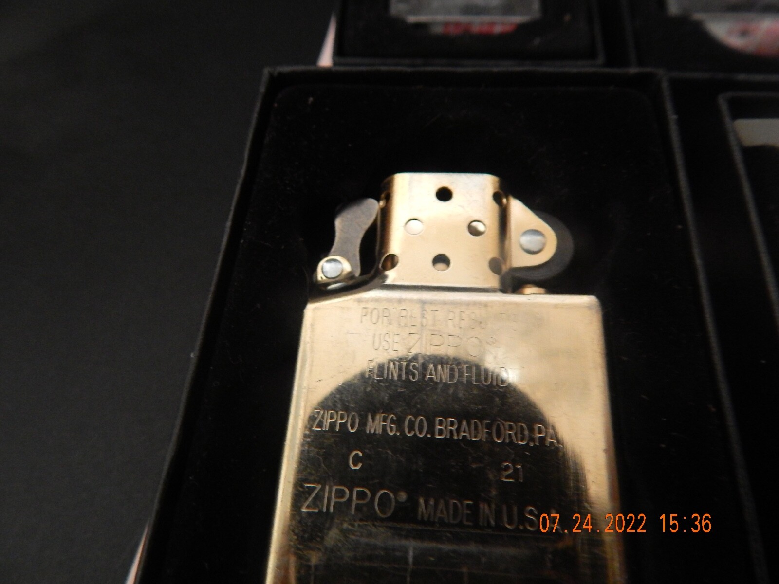 1x Gold 5x Crome New Genuine Zippo replacement inserts old school wick light