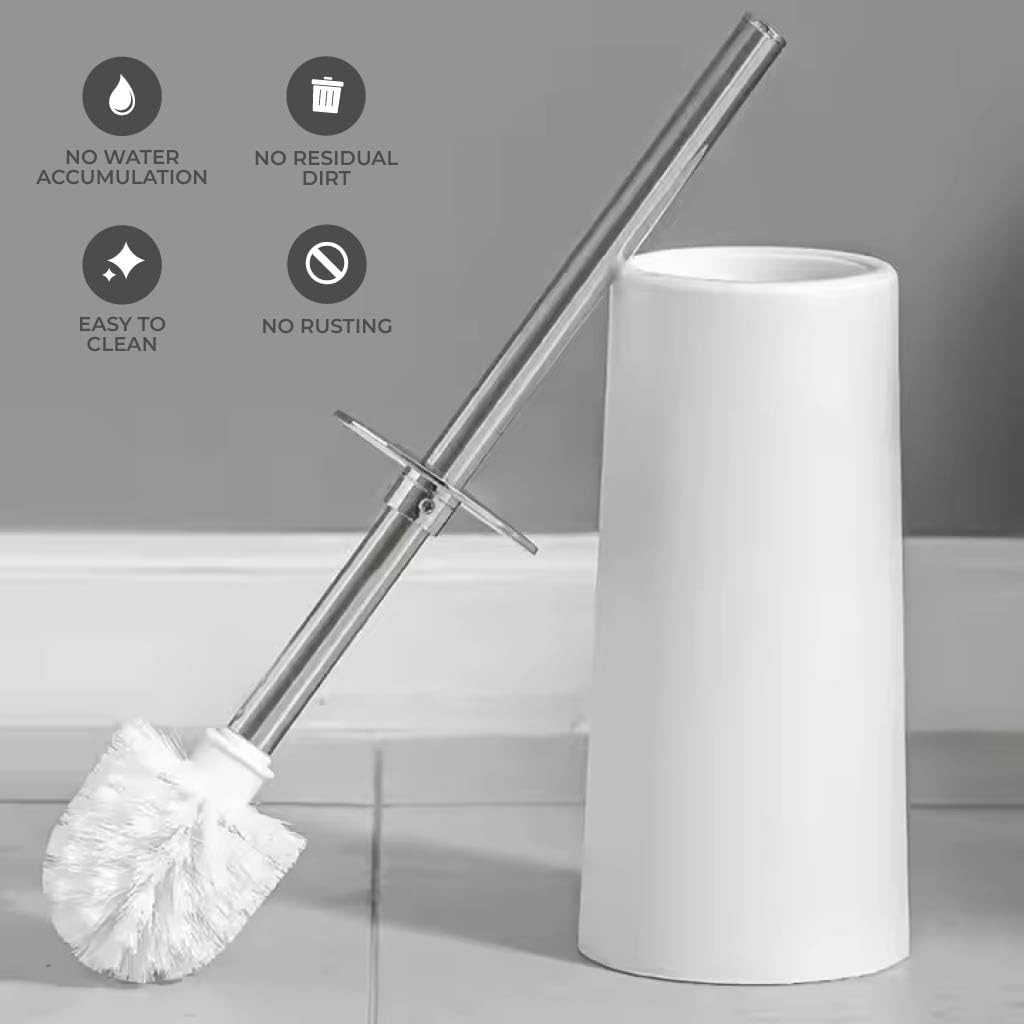 Toilet Brush | Premium Loo Brush and Set for Elegant Bathrooms | Durable and Hyg