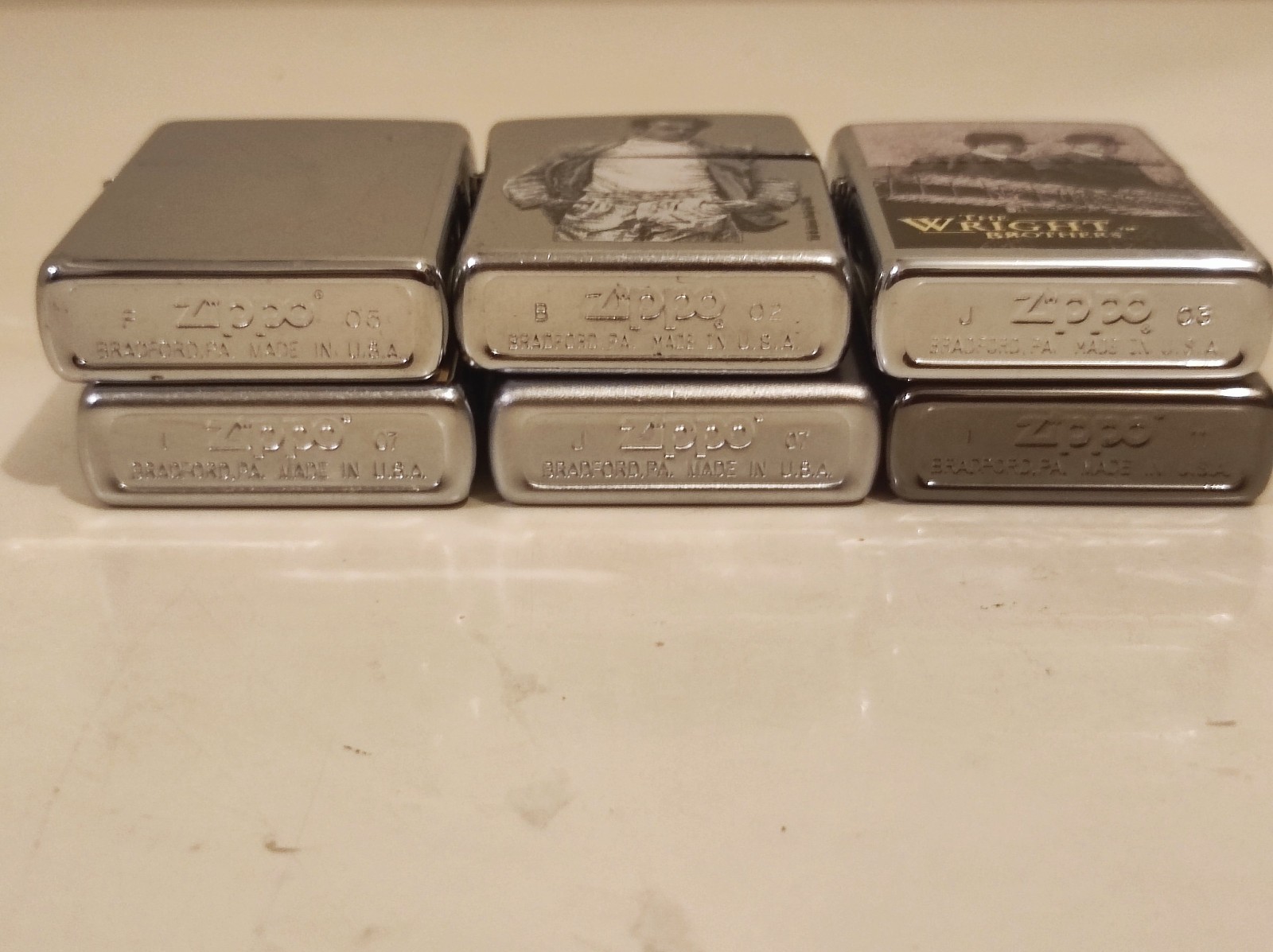5 x Origanl Empty Zippo Case Box @ No Insert