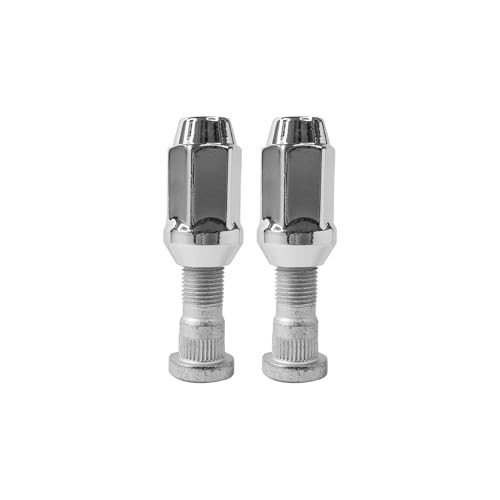 1/2-20 Chrome Wheel Lug Stud Nut Set Compatible with 2009-2019 Ford Edge