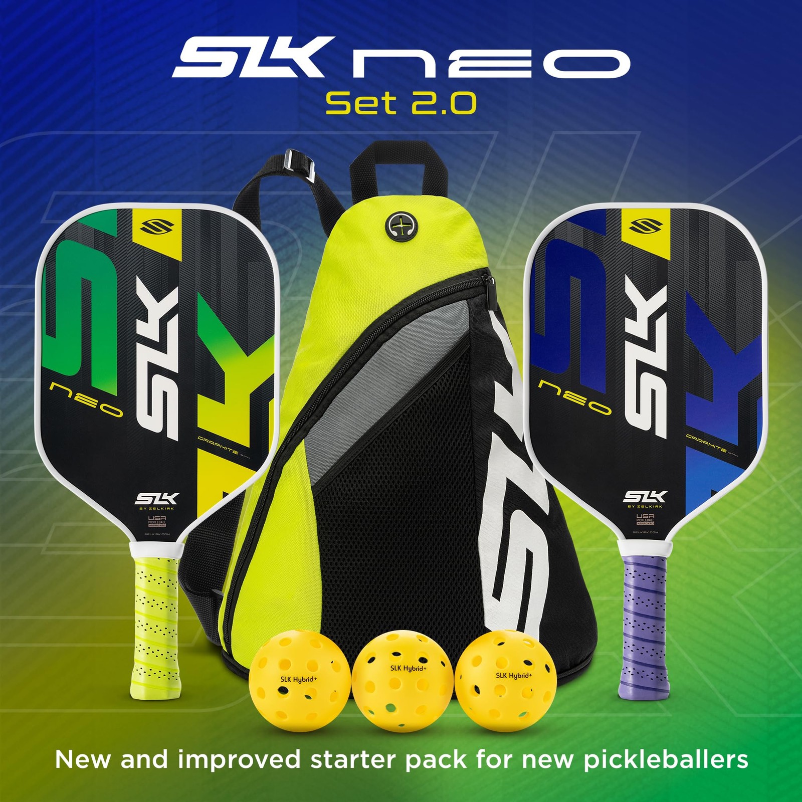 Selkirk Sport Slk Neo Graphite Paddles Set Of 2 In The Usa Set 2 Pickle Ball