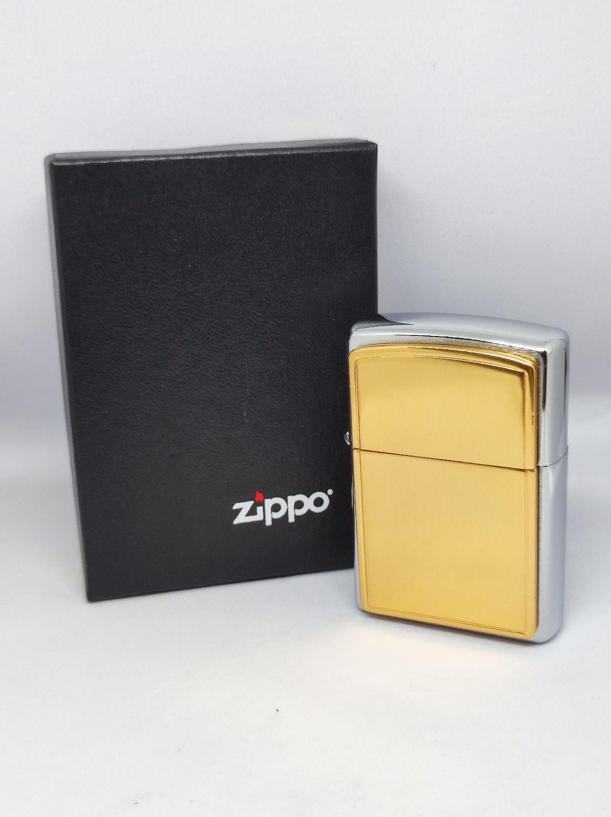 Origanl Empty Zippo 688 Champagne Anodized Case Box @ No Insert
