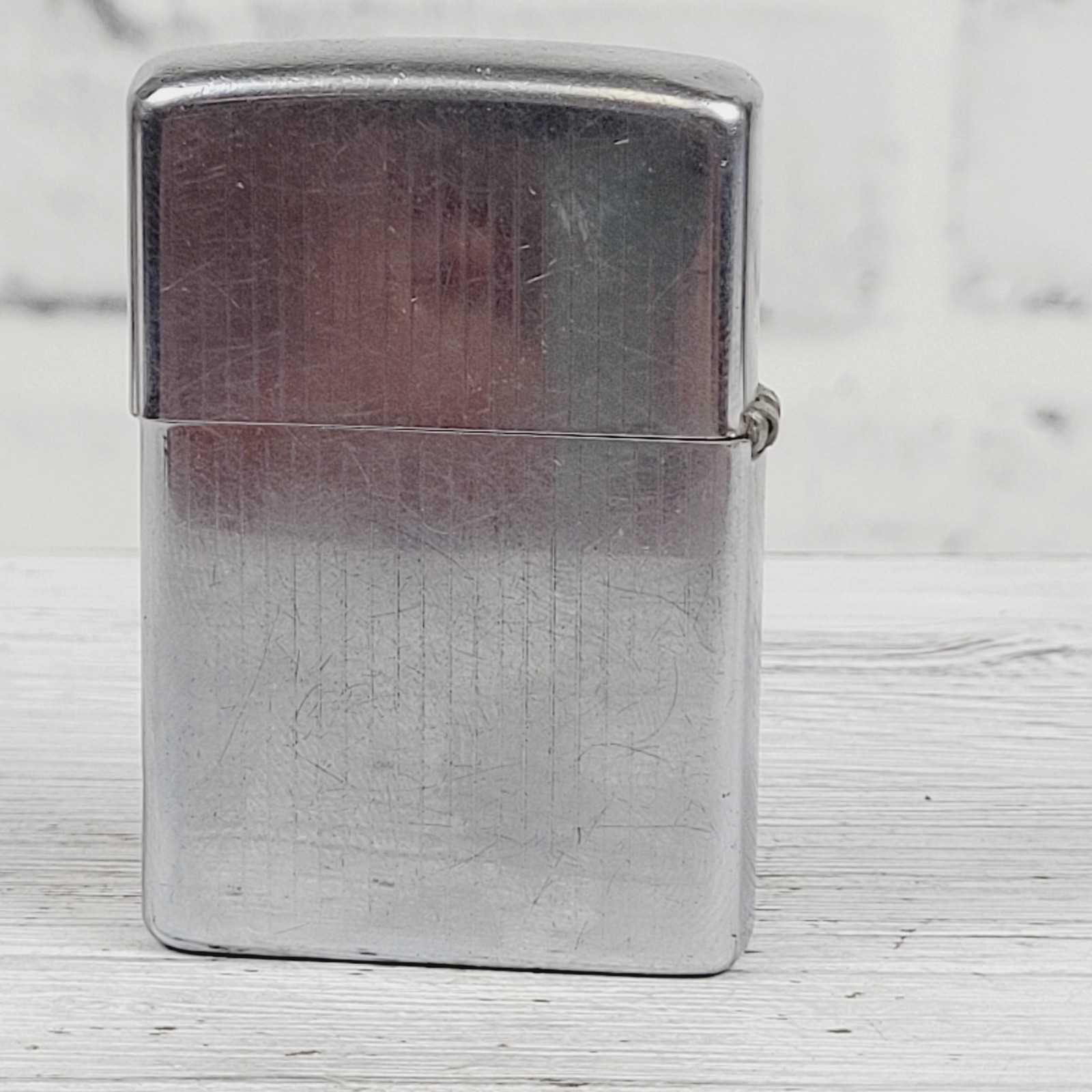 VINTAGE 1973 PIN STRIPE ZIPPO LIGHTER ICONIC AMERICA USA ESTATE FIND!