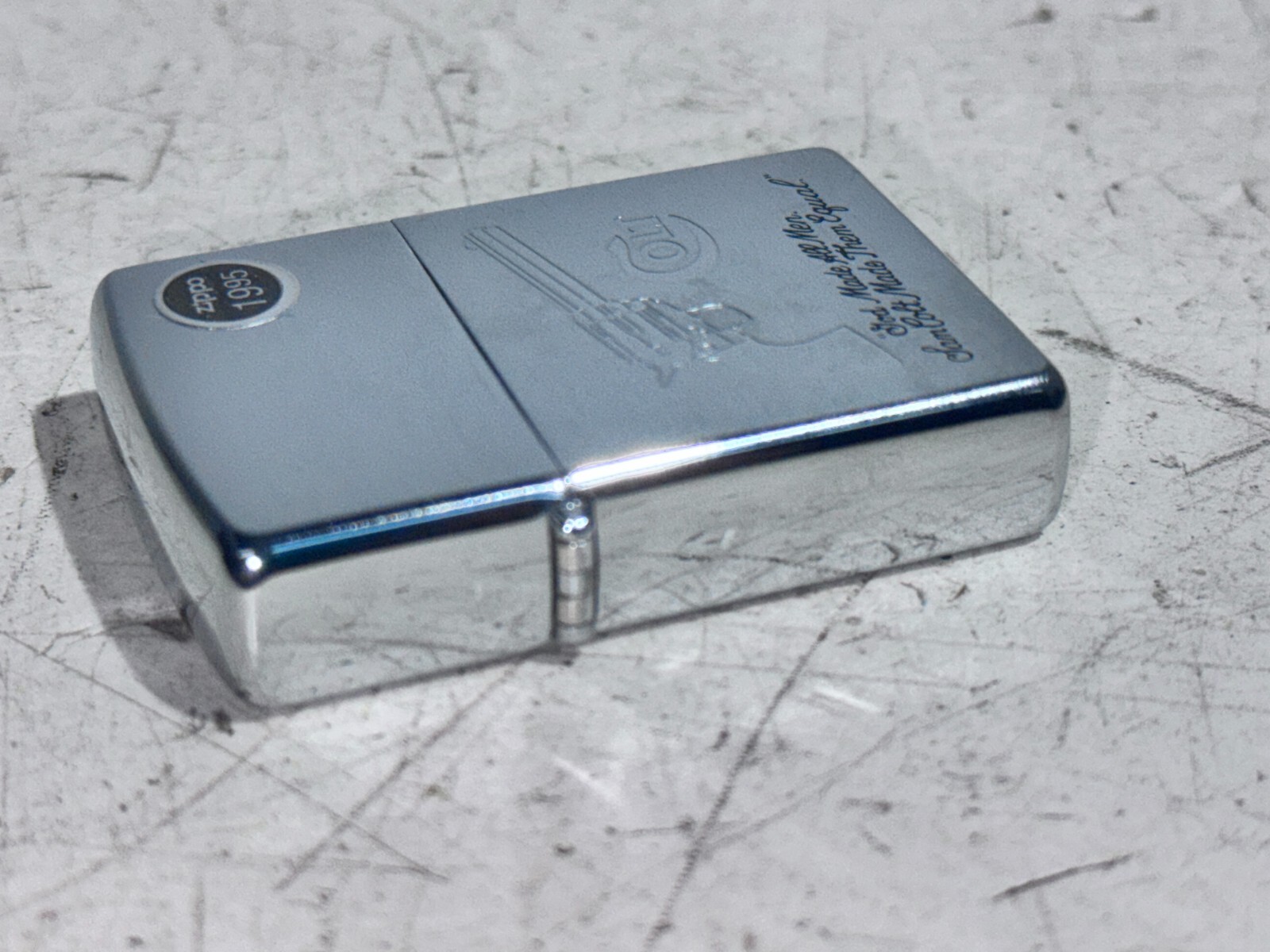 Zippo 487 Sam Colt Gun Slogan Lighter – New Unfired