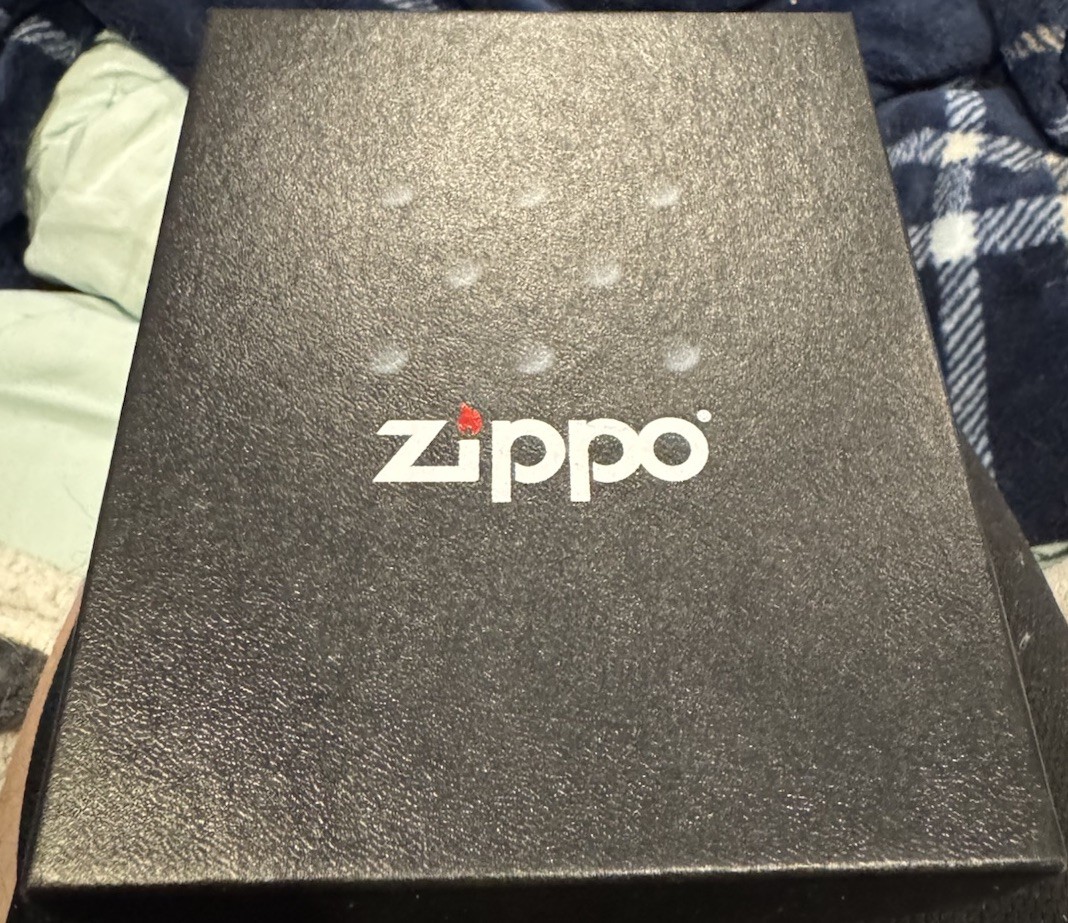 Zippo Lighter Gift Set with Lighter and Extra Flints