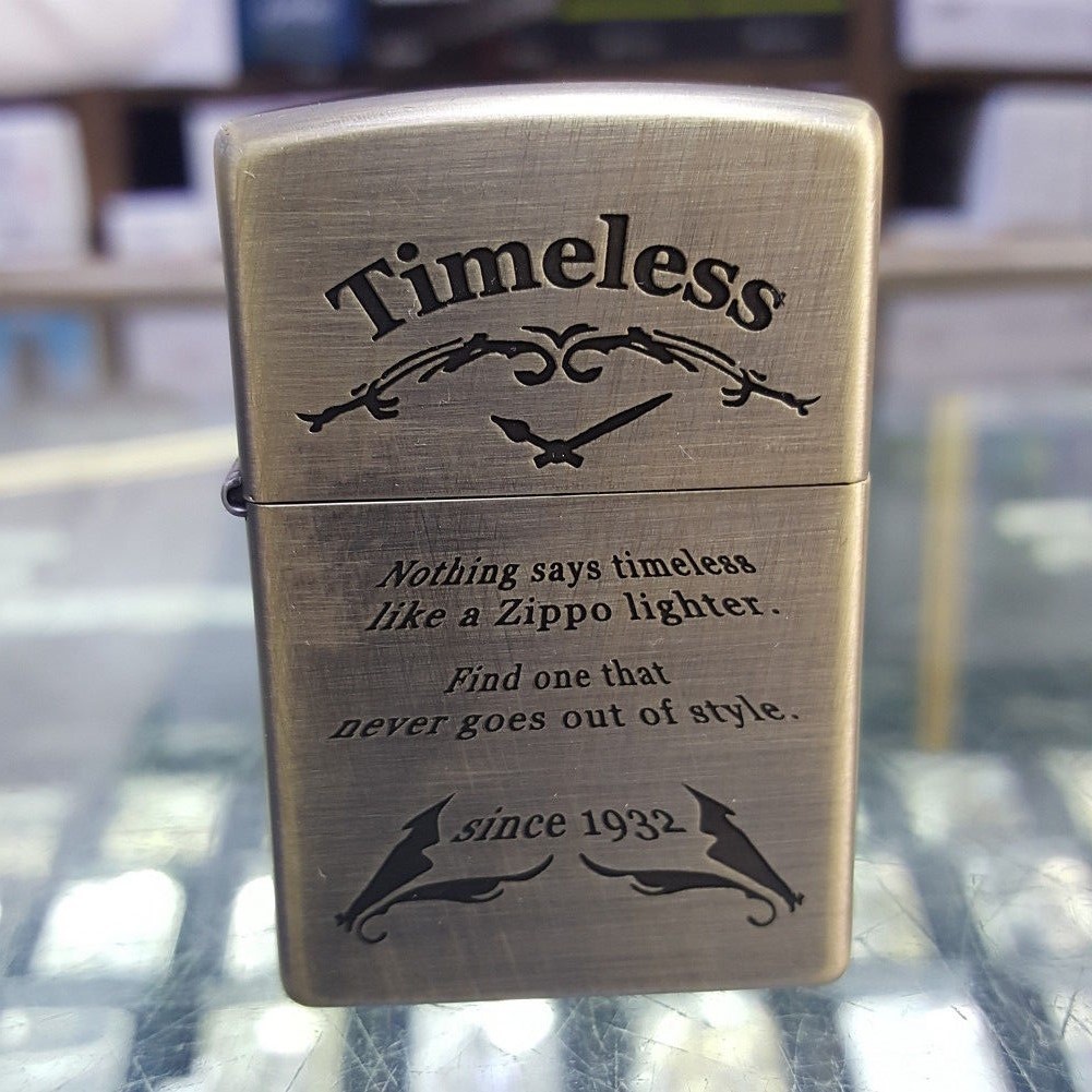 Zippo Timeless BV Lighter Genuine Original Packing 6 Flints set GIFT