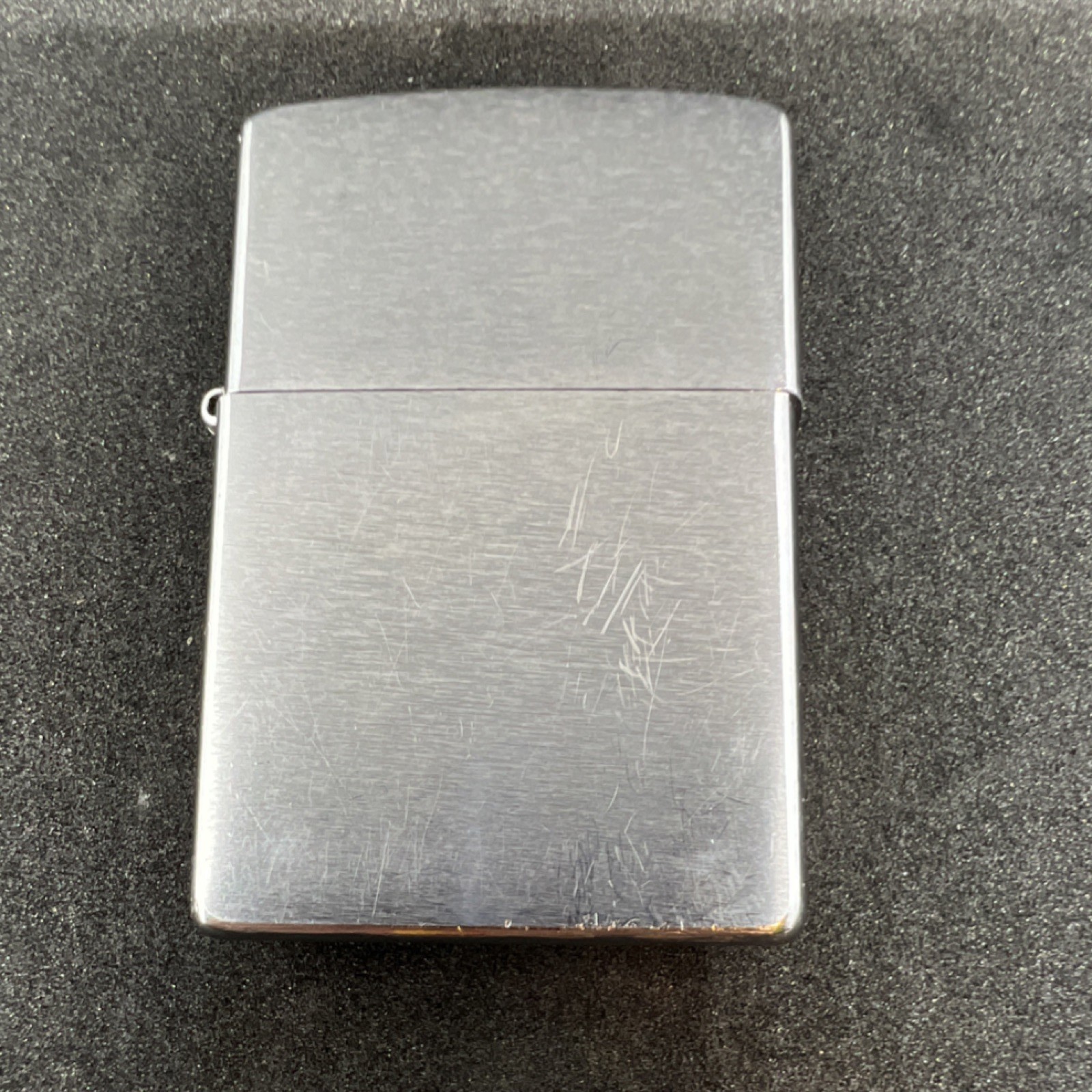 Zippo Chrome Silver Tone Flip Top Lighter Bradford, PA Made in U.S.A.