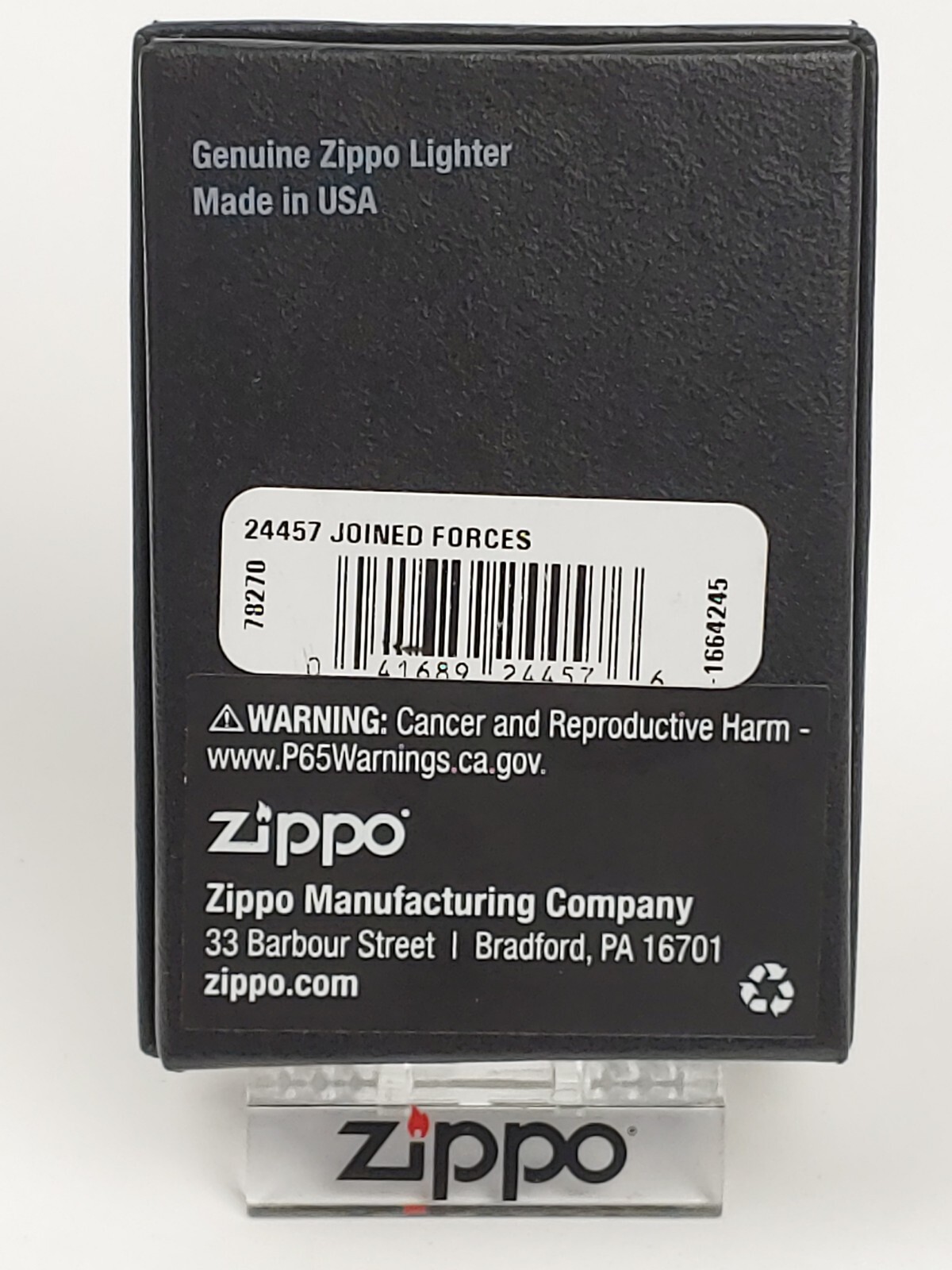 ZIPPO 24457 JOINED FORCES on STREET CHROME Windproof Lighter NEW – SEP (I) 2021