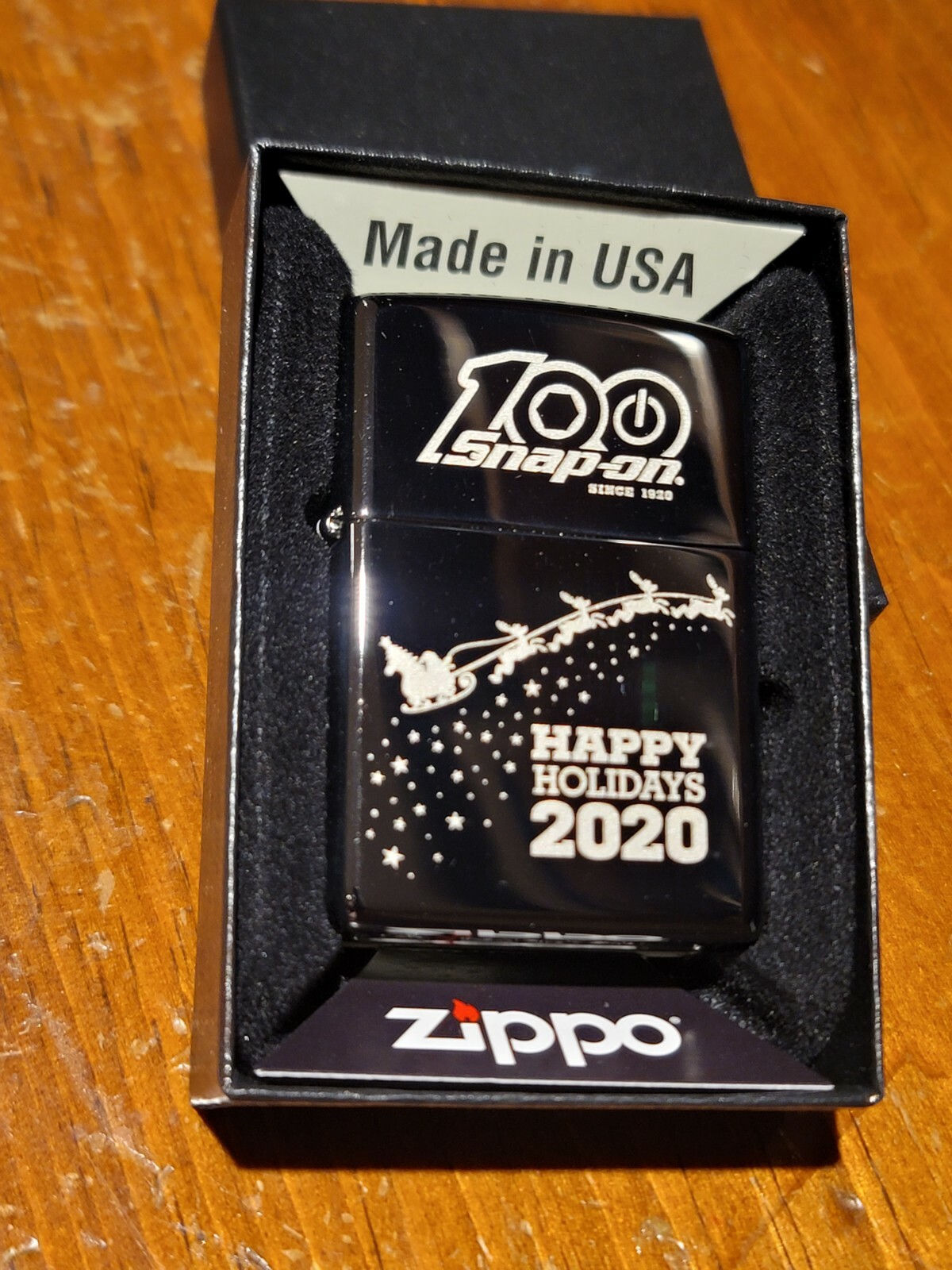 Snap-On™ ZIPPO™ 100th Anniversary Happy Holidays Lighter 271 of 500 Collectable